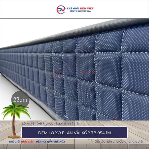 Đệm lò xo Elan TB 054 chần 1M